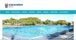 Desktop Screenshot of clubedoexercito.com.br