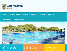 Tablet Screenshot of clubedoexercito.com.br